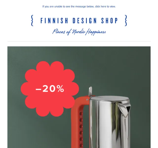 Finnish Design Shop: 20% sleva na Alessi kávovary – červen 2026 | Nuslet.cz