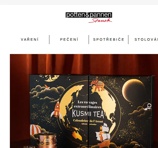 Potten & Pannen: vánoční edice Kusmi Tea – červen 2026 | Nuslet.cz