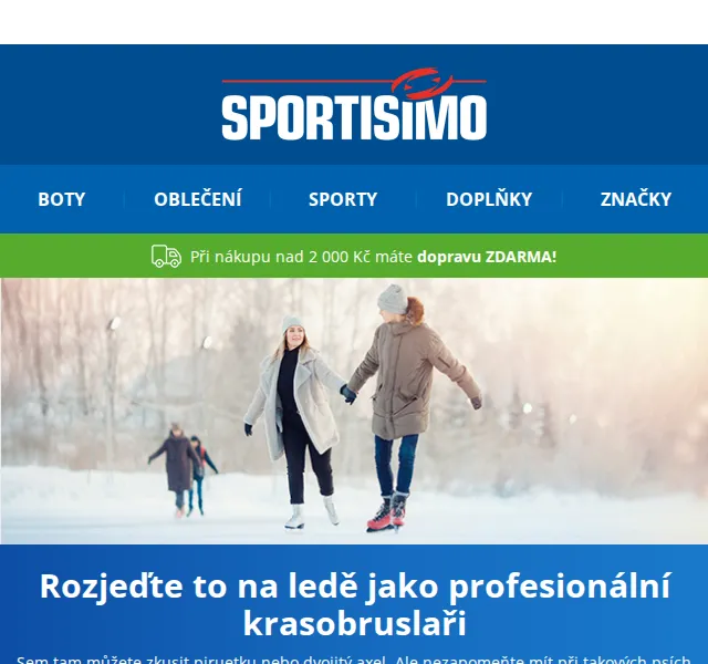 Sportisimo: Lední brusle od 299 Kč – únor 2023 | Nuslet.cz