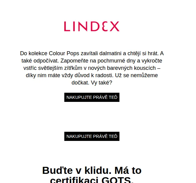 Lindex: Jarní kolekce s dalmatiny – červen 2026 | Nuslet.cz