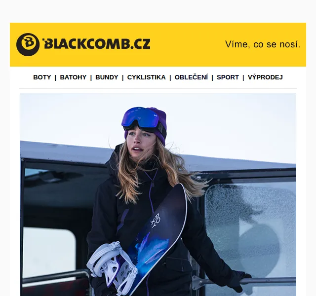 Blackcomb.cz: Slevy až 50 % na Vans, Burton a další – červen 2026 | Nuslet.cz