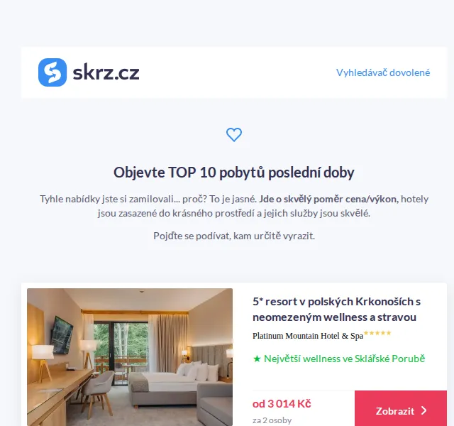 Vánoce na Skrz: TOP 10 pobytů – červen 2026 | Nuslet.cz