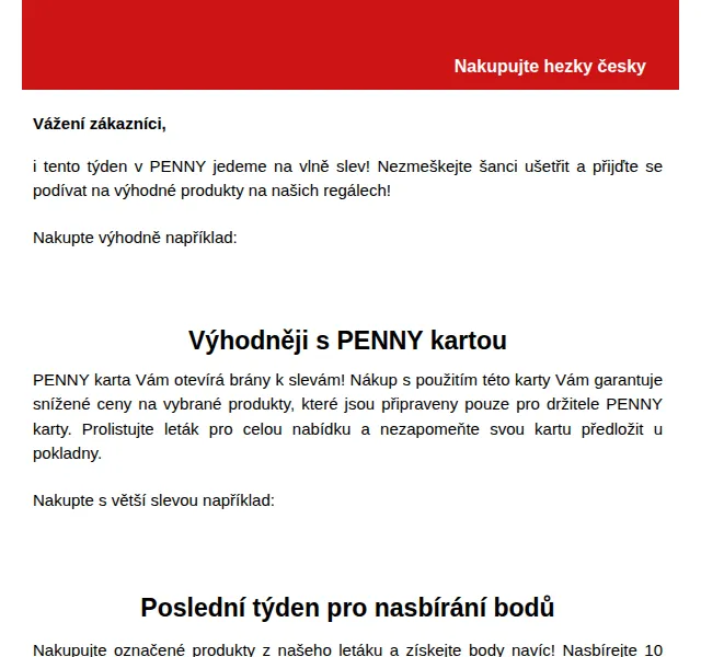 Penny: mouka a cukr ve slevě – červen 2026 | Nuslet.cz
