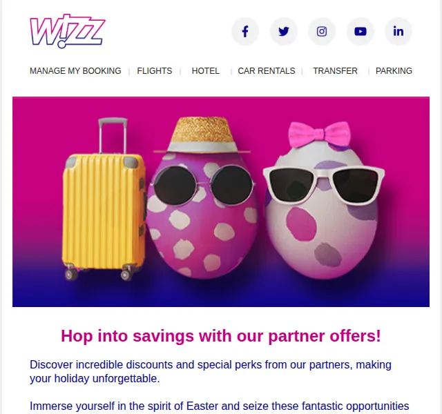 Wizz Air: sleva až 20 % na pronájem auta a 15 % na ubytování – červenec 2026 | Nuslet.cz