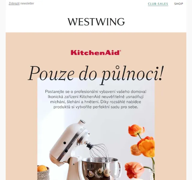 Westwing: KitchenAid a kuchyně – červen 2026 | Nuslet.cz