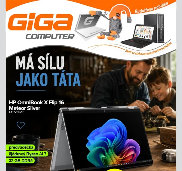 GIGACOMPUTER.cz: Black Orange Friday – dárky pro tátu | červen 2026