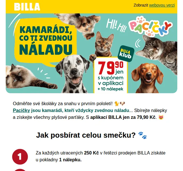 Billa: Vepřová plec za 79,90 Kč/kg a borůvky -45 % – červen 2026 | Nuslet.cz