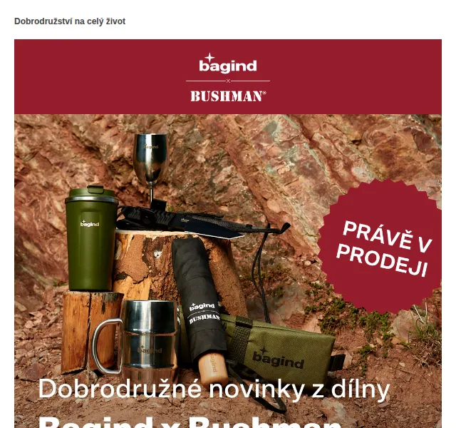 Bagind: Limitovaná kolekce Bagind x Bushman – červenec 2026 | Nuslet.cz