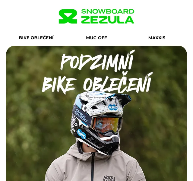 Snowboard Zezula: Podzimní bike sezóna – Fox, Muc-Off, Maxxis