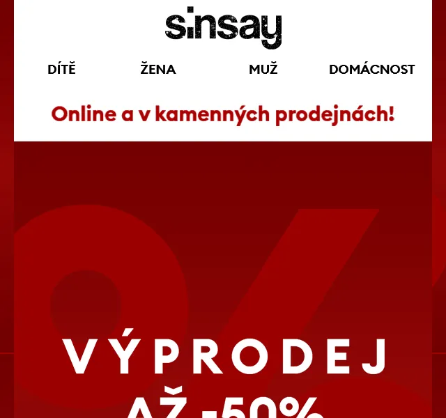 Sinsay: To musíte mít! Bestsellery z výprodeje – červen 2026 | Nuslet.cz