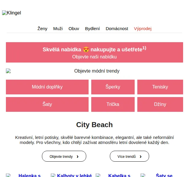 KLiNGEL: Módní trendy léto 2026 – červen 2026 | Nuslet.cz