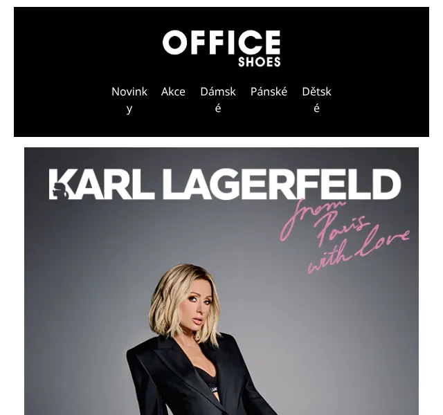 Office Shoes: Karl Lagerfeld kolekce – říjen 2026