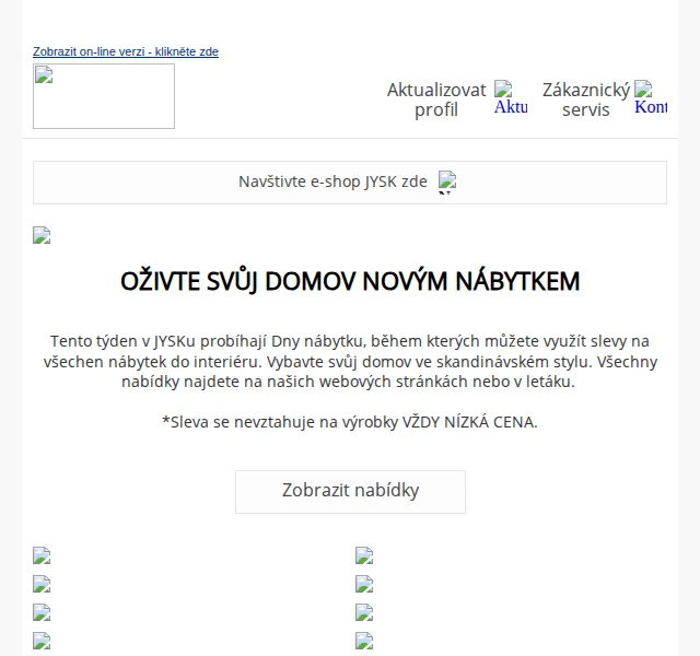 JYSK: Dny nábytku – červen 2026 | Nuslet.cz