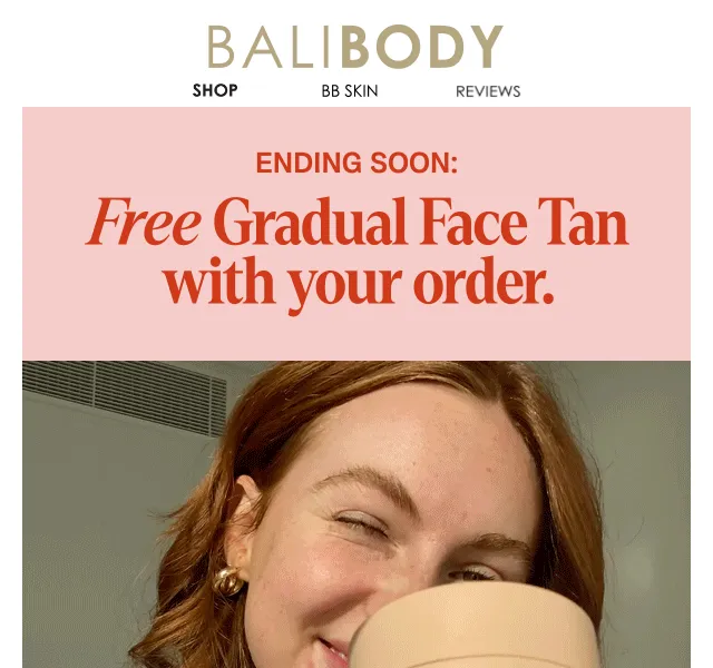 Bali Body: FREE Gradual Face Tan v hodnotě 31,95 € – červen 2026 | Nuslet.cz