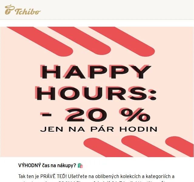 Tchibo: 20% sleva na oblečení a nábytek – duben 2026