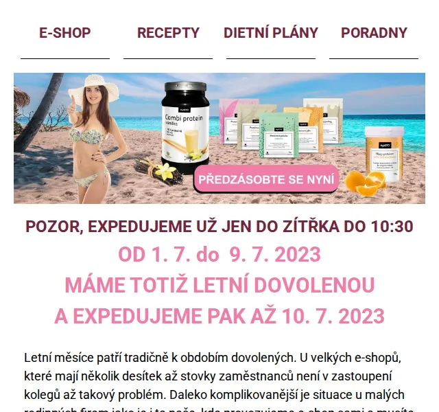 MyKETO: Sleva až 50 % na proteinová jídla – červen 2026 | Nuslet.cz