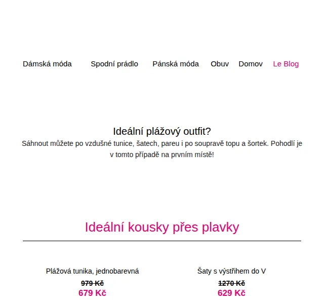 Blancheporte: Plážové trendy 2024 se slevou až 70 % – červen 2024 | Nuslet.cz