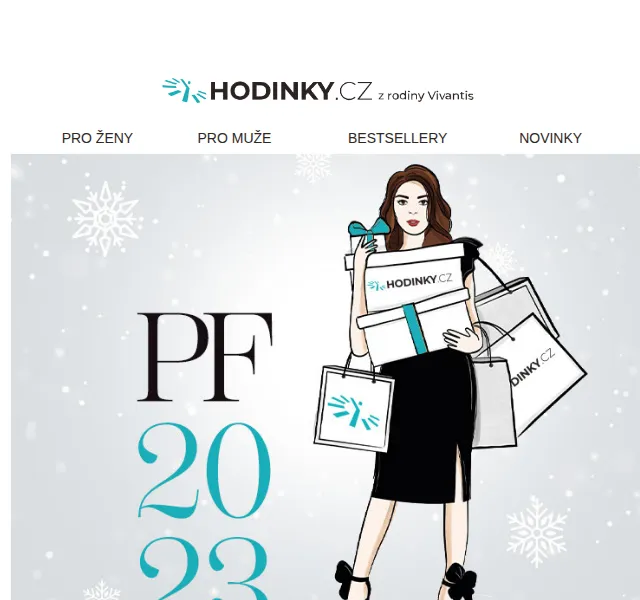 Hodinky.cz: PF 2023 – dárky pro ženy i muže – červen 2026 | Nuslet.cz