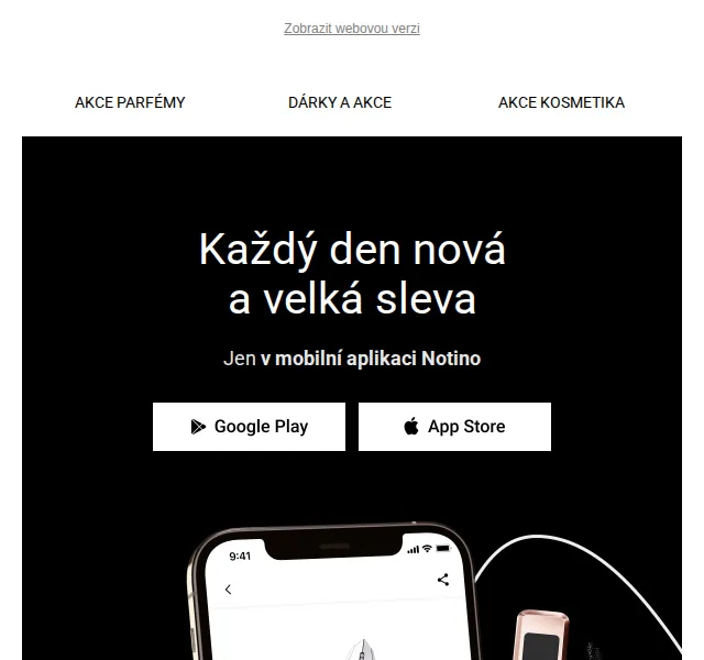 Notino: Aplikace plná výhod – červen 2026 | Nuslet.cz