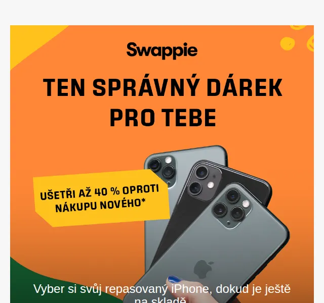 Swappie: Extrémní slevy na repasované iPhony – červen 2026 | Nuslet.cz