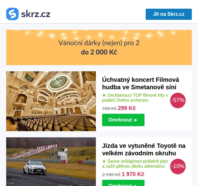 Vánoce na Skrz: 26 tipů na dárky – červen 2026 | Nuslet.cz