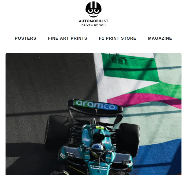 Automobilist: Aston Martin AMR24 plakát – červenec 2026 | Nuslet.cz