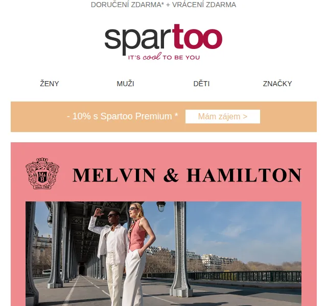 Spartoo.cz: Doručení zdarma Melvin & Hamilton, Tommy – červenec 2026 | Nuslet.cz