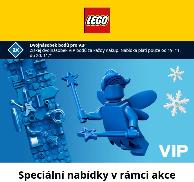 LEGO®: VIP víkend s dvojnásobnými body – listopad 2022 | Nuslet.cz