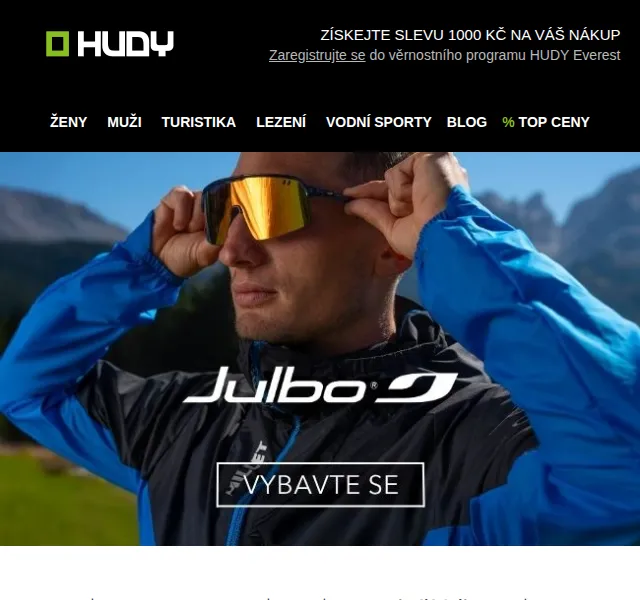 Hudy: Brýle Julbo -10 % – srpen 2026 | Nuslet.cz