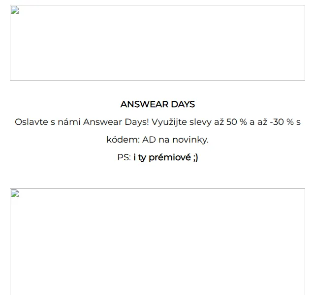ANSWEAR: Sleva až 50 % na Tommy Hilfiger, Boss, Guess – červen 2026 | Nuslet.cz