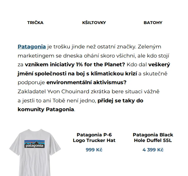 SNOWBOARD ZEZULA: Patagonia kolekce – červenec 2026 | Nuslet.cz