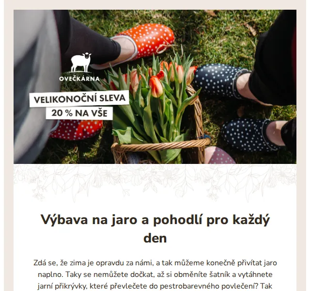 Ovečkárna: -20 % na vše – červen 2026 | Nuslet.cz