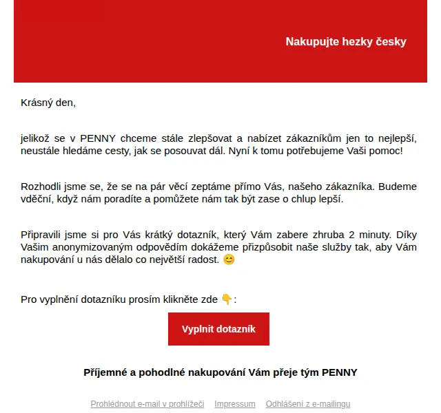 Penny: Váš názor je důležitý – červenec 2026 | Nuslet.cz