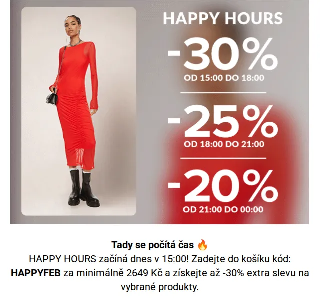 Modivo: Happy Hours sleva až -30 % – červen 2026 | Nuslet.cz