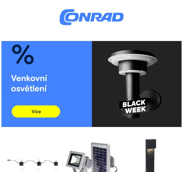 Conrad Electronic: Slevy až 23 % na nářadí a osvětlení – červen 2026 | Nuslet.cz