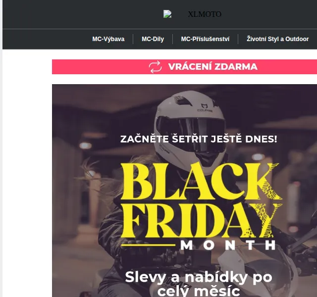 XLMOTO: Black Month slevy na potřeby do garáže – červen 2026 | Nuslet.cz