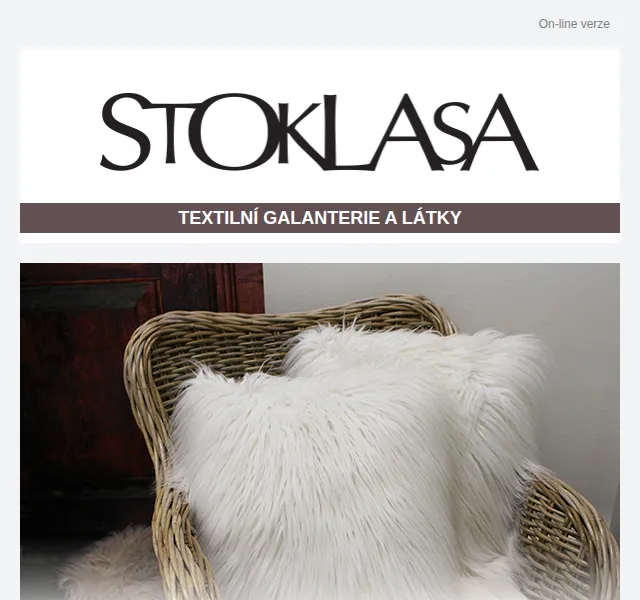 Stoklasa: Umělé kožešiny a slevy až 40 % – červen 2026 | Nuslet.cz
