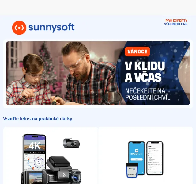 Sunnysoft.cz: Praktické dárky pro řidiče – červen 2026 | Nuslet.cz