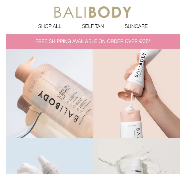 Bali Body: Samoopálující produkty bez guide colour – Duben 2026