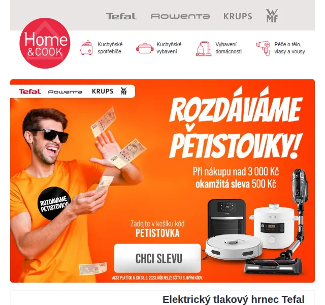 Home & Cook: Sleva 500 Kč – červen 2026 | Nuslet.cz