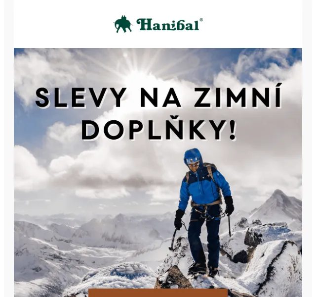 Hanibal: Zimní doplňky ve výprodeji – červenec 2026 | Nuslet.cz