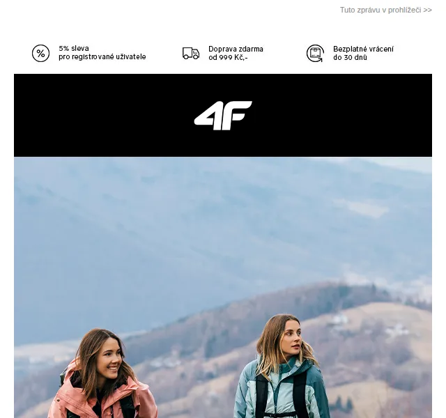 4Fstore: Nová outdoorová kolekce – červen 2026 | Nuslet.cz