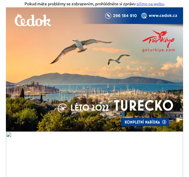 Čedok: Turecko – červen 2026 | Nuslet.cz