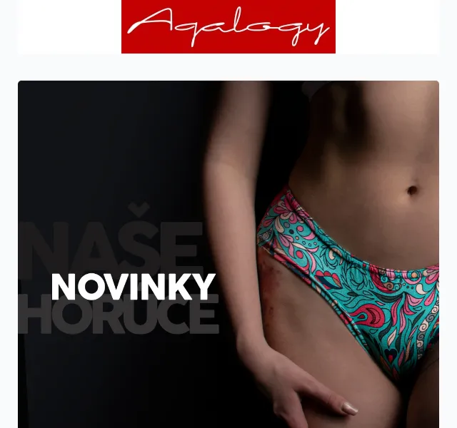 Nohavičky Aqalogy: nové letní designy – červen 2026 | Nuslet.cz