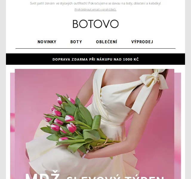 Botovo.cz: 20% sleva na boty, oblečení a kabelky – březen 2026 | Nuslet.cz