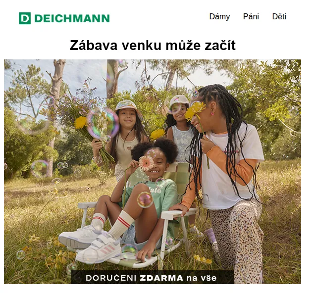 DEICHMANN: Doprava zdarma na jarní boty pro děti – červen 2026 | Nuslet.cz