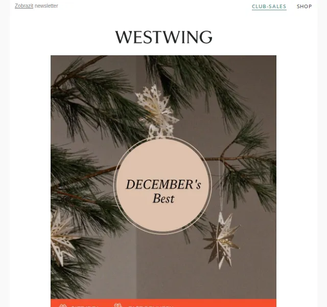 Westwing: Vánoční bestsellery a dekorace – prosinec 2026 | Nuslet.cz