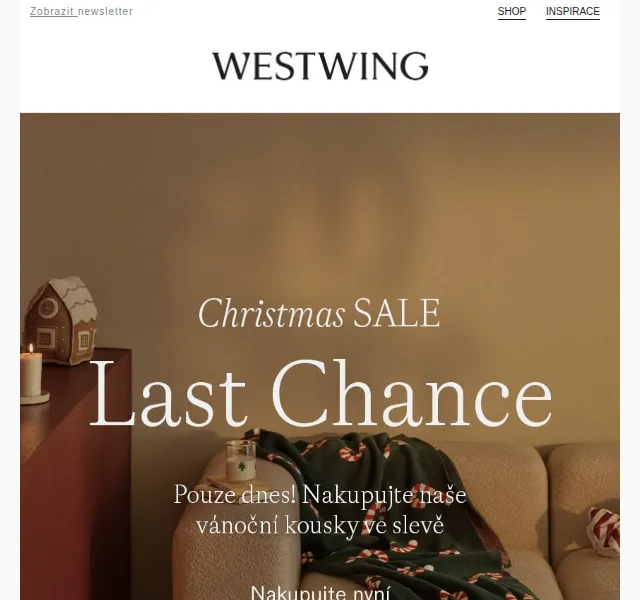 Westwing: Vánoční výprodej polštářů – červenec 2026 | Nuslet.cz