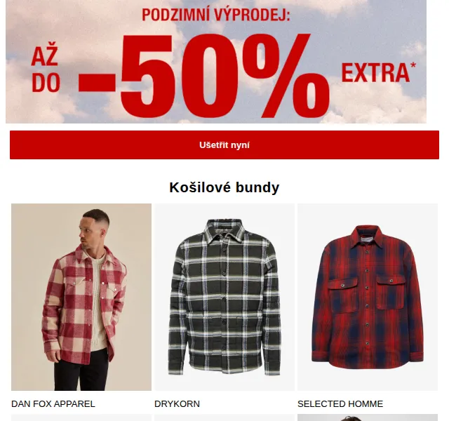 ABOUT YOU: Sleva až 50 % na košilové bundy – červen 2026 | Nuslet.cz