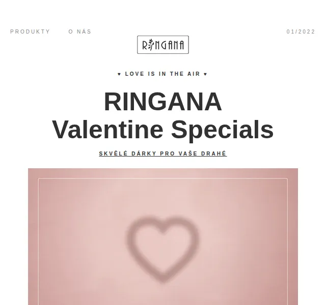 RINGANA: Valentýnské limitované sady – sleva 10 % | červen 2026 | Nuslet.cz